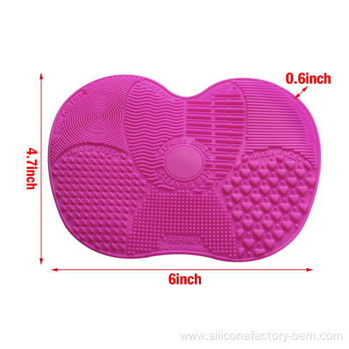 Silicone Makeup Brush Cleaning Pad Makeup Washing Brush